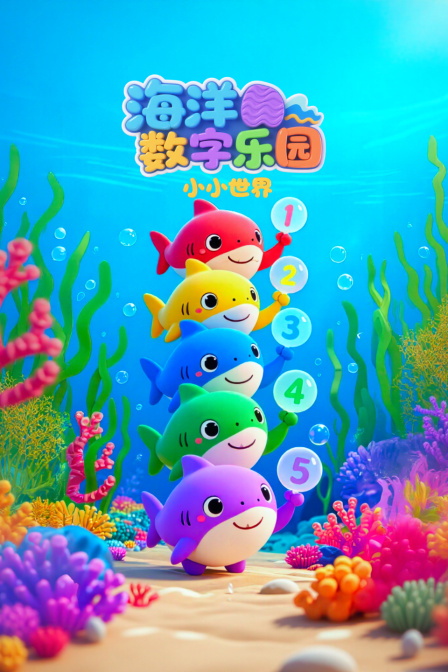 小小世界：海洋数字乐园(2025)海报